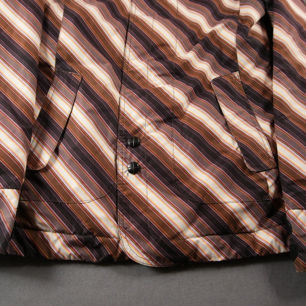 VTG Y2K Burton Striped Dryride Insulated Men Jacket S Snowboard Ski Retro Skate